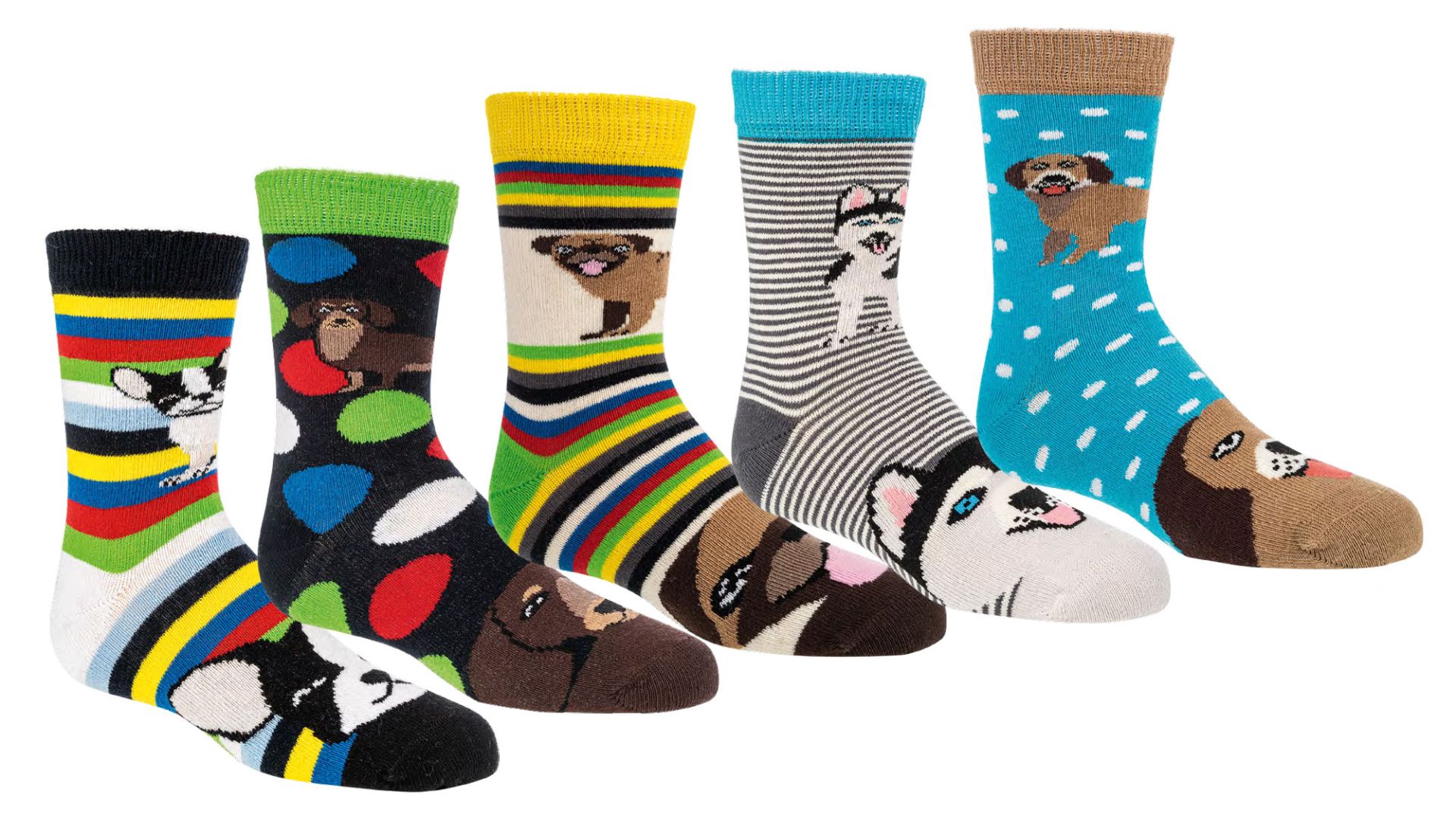 Lustige Hunde Kindersocken