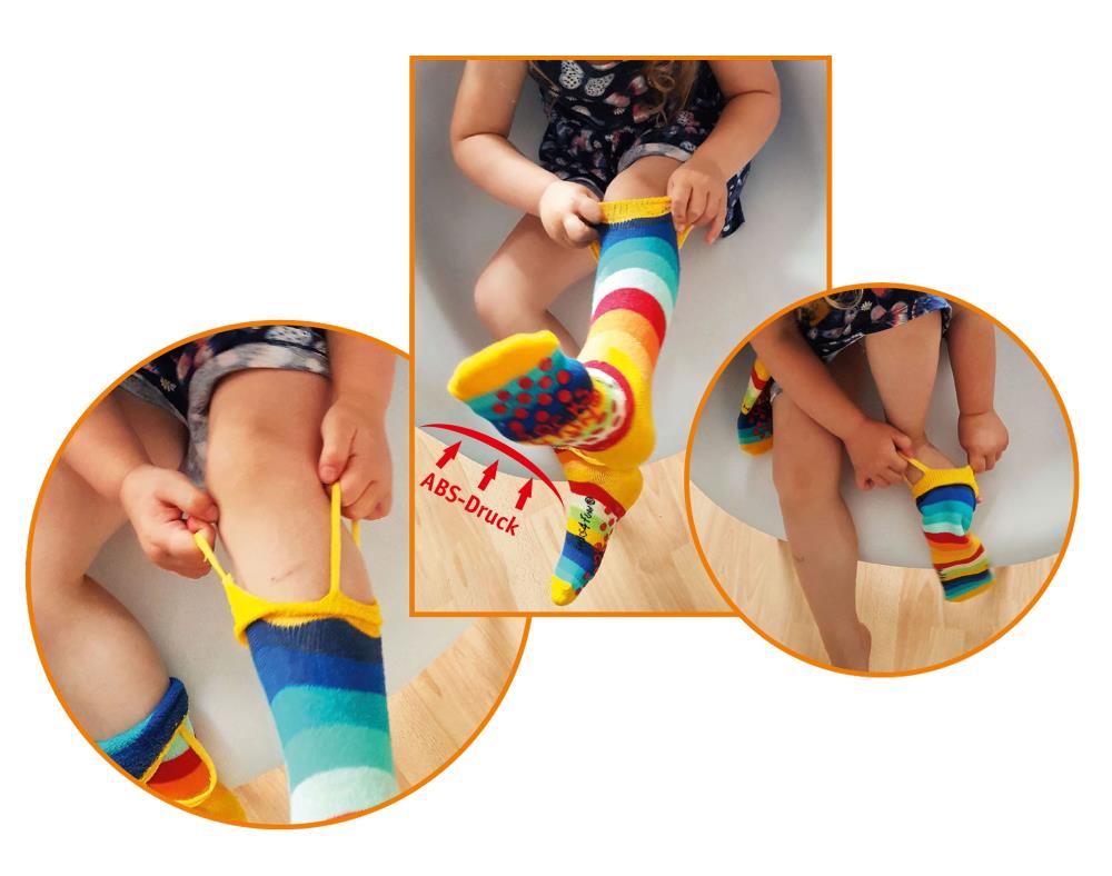 2 Paar Kinder ABS Socken Henkel Söckchen