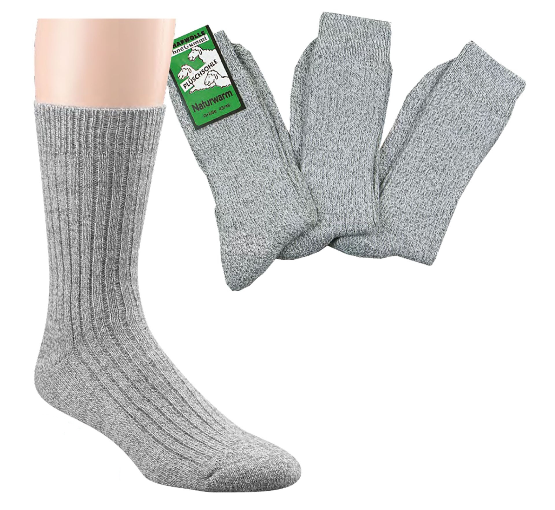 6 Paar Norweger Wellnesssocken