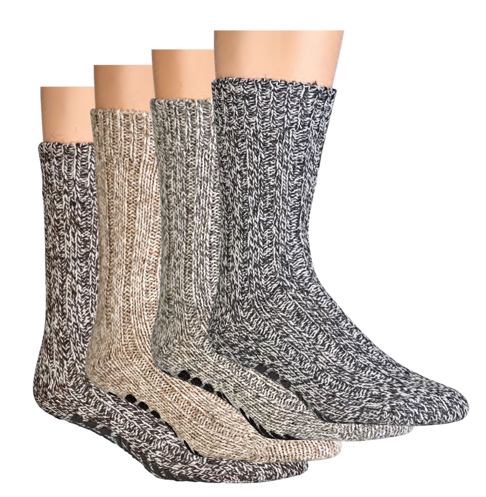 Warme Norwegersocken mit ABS-Stoppersohle