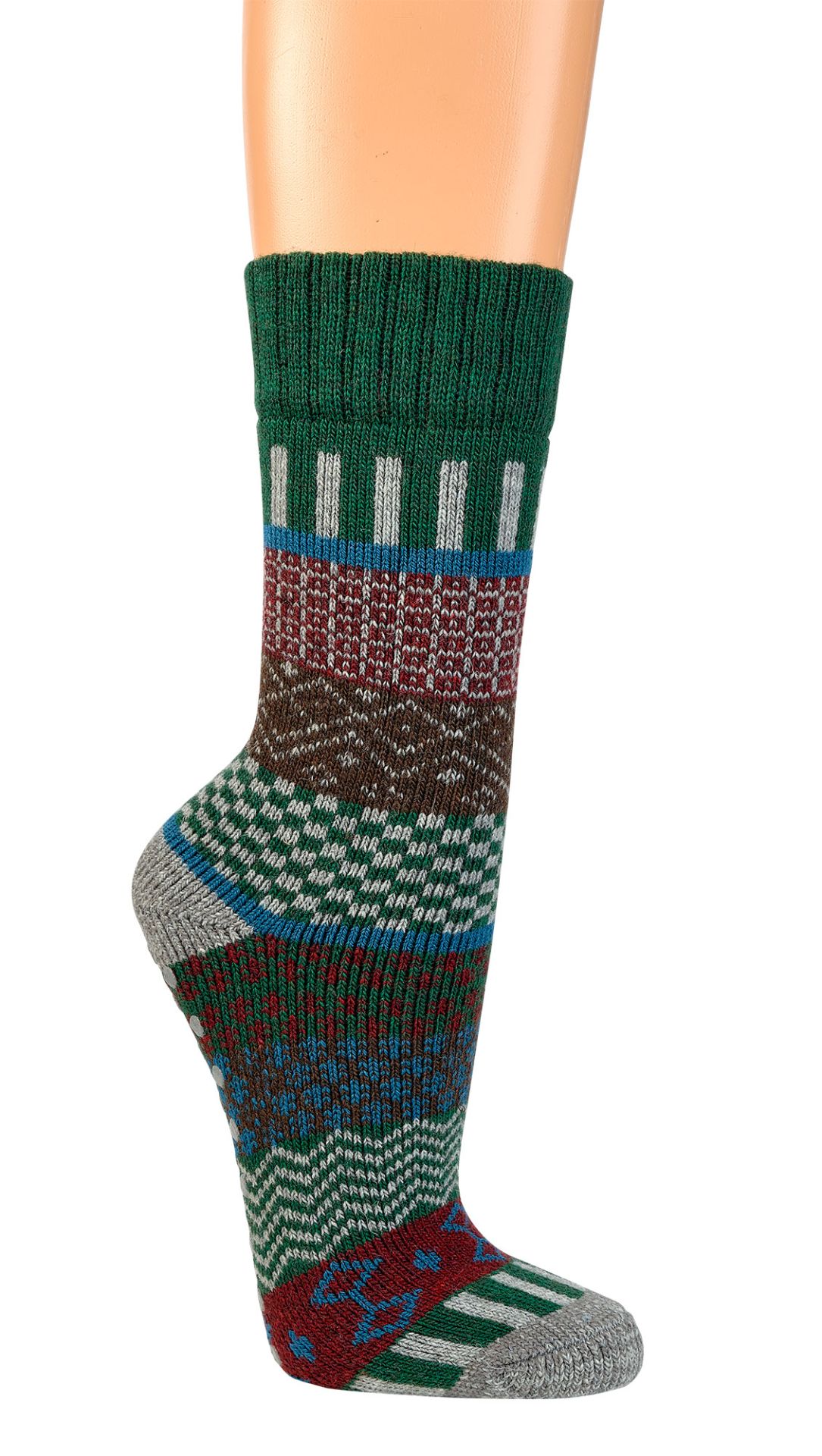 Hygge ABS Wollsocken getragen