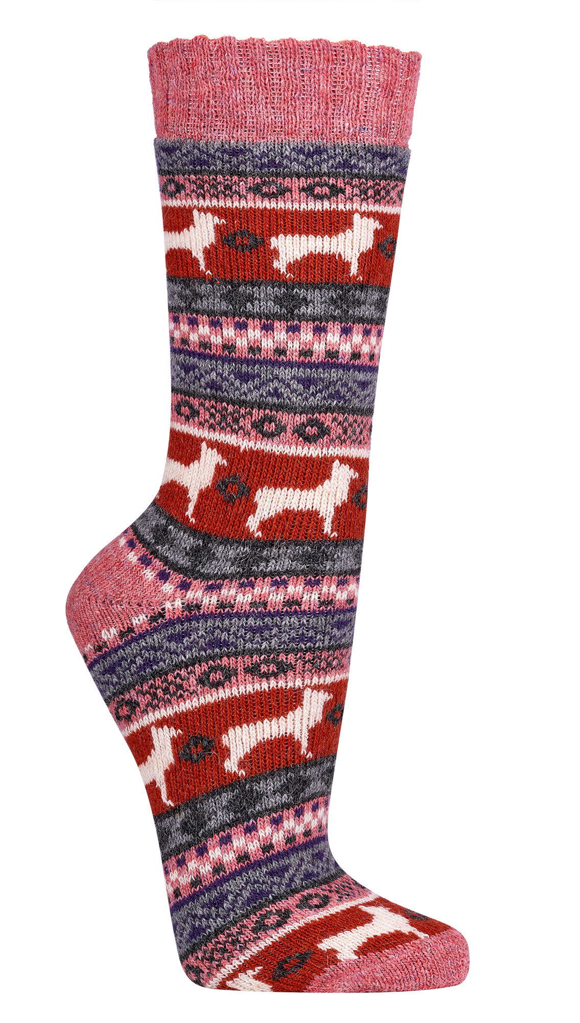 Hygge Socken Peru getragen