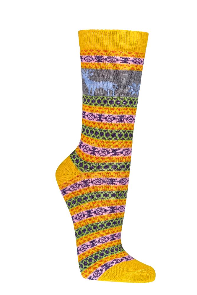 Wollsocken Hygge Muster