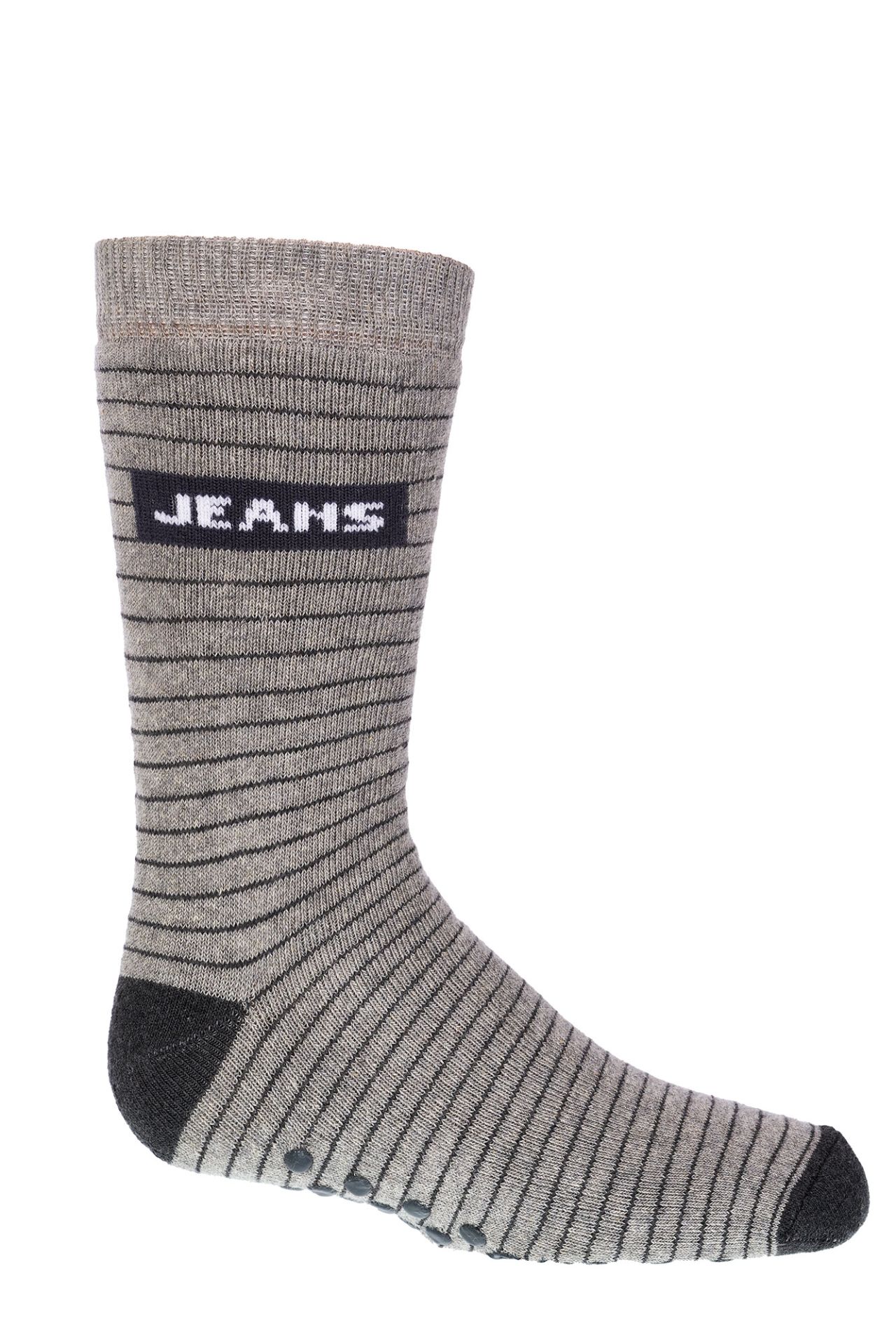 Kinder-ABS-Socken in Jeansfarben