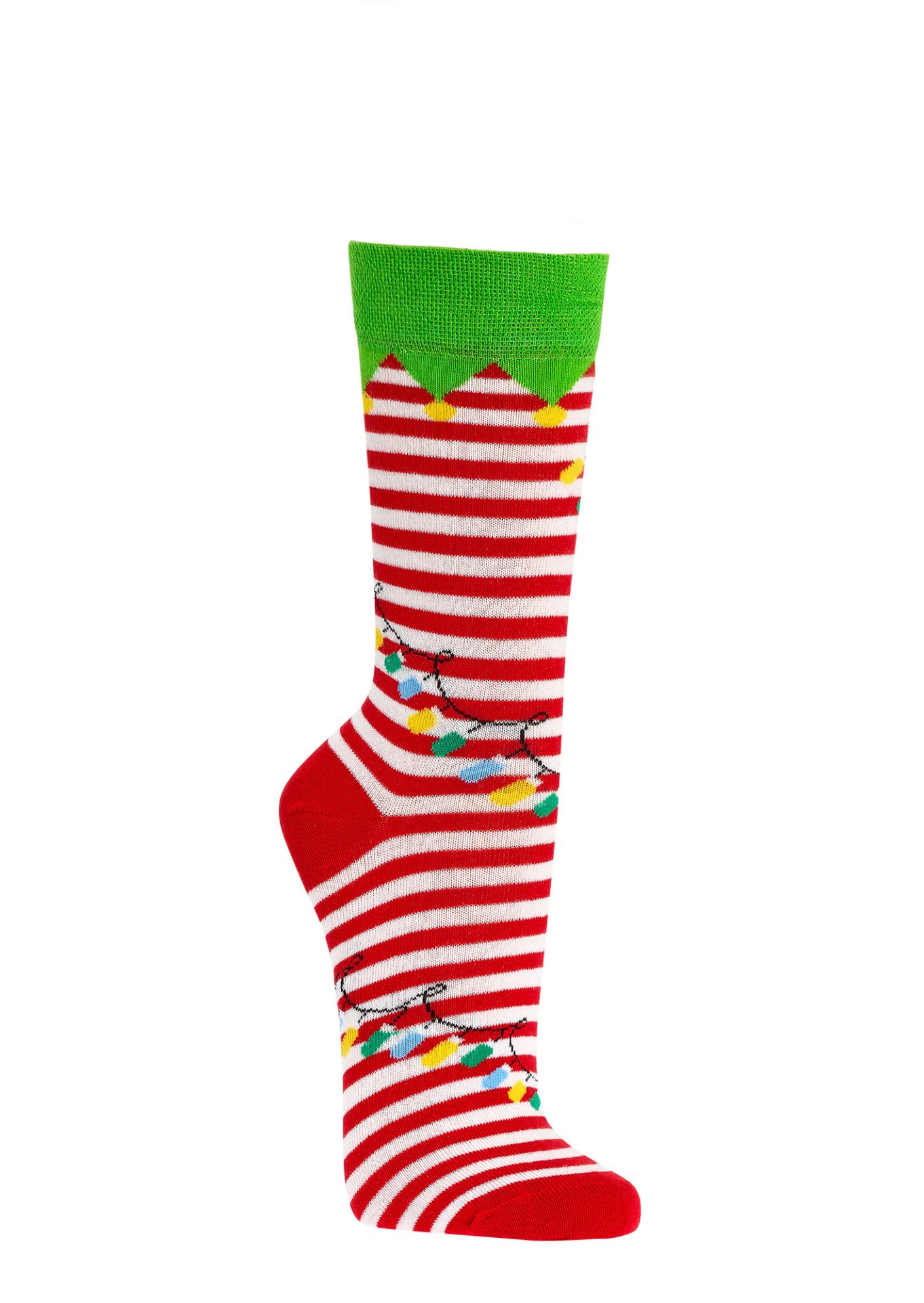 Weihnachts Elfen Socke getragen Motiv 2