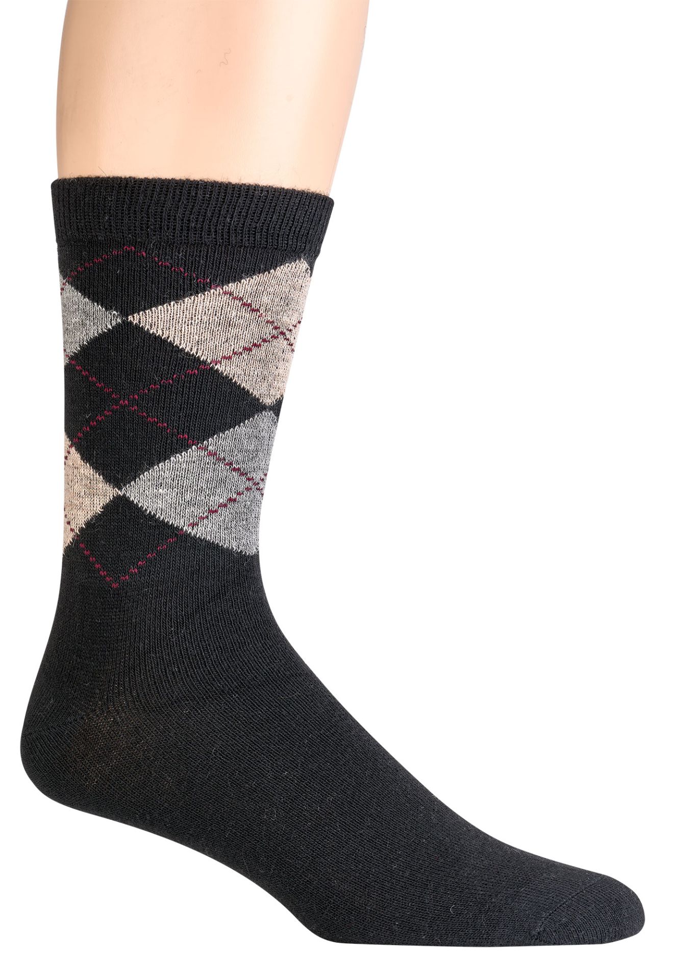 Alpaka Karo Socken Motiv 3