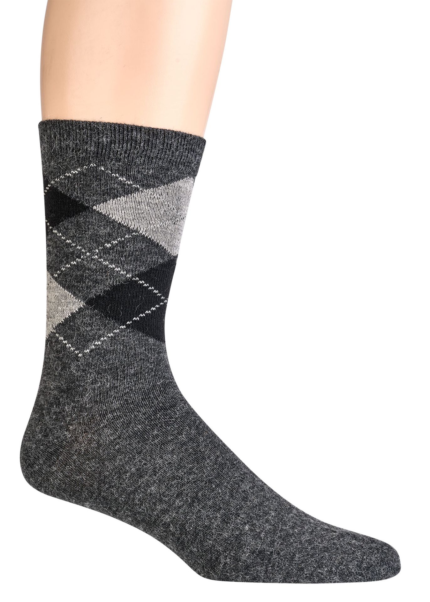 Alpaka Karo Socken Motiv 2