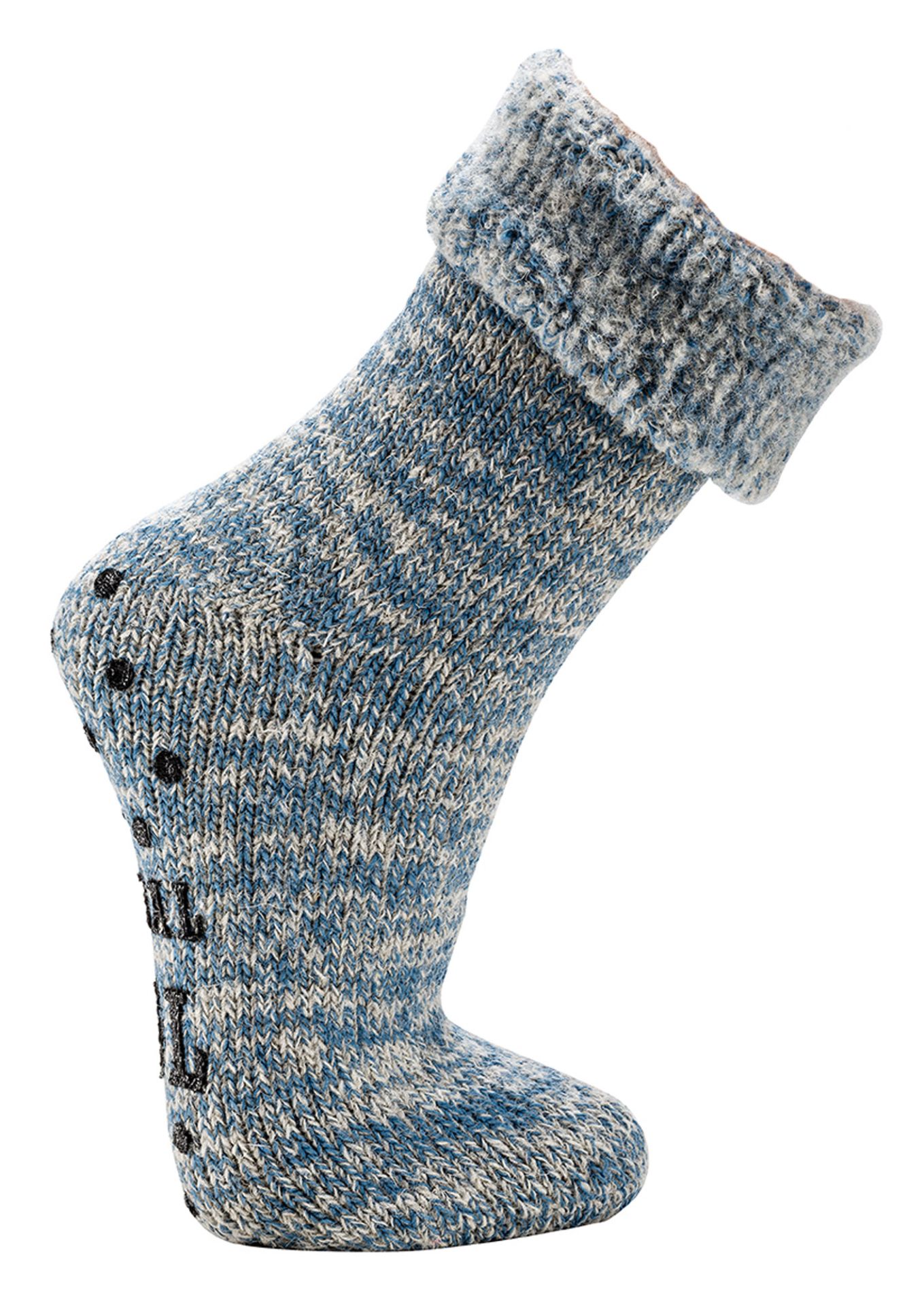 ABS-Thermo-Wollsocken in Jeans