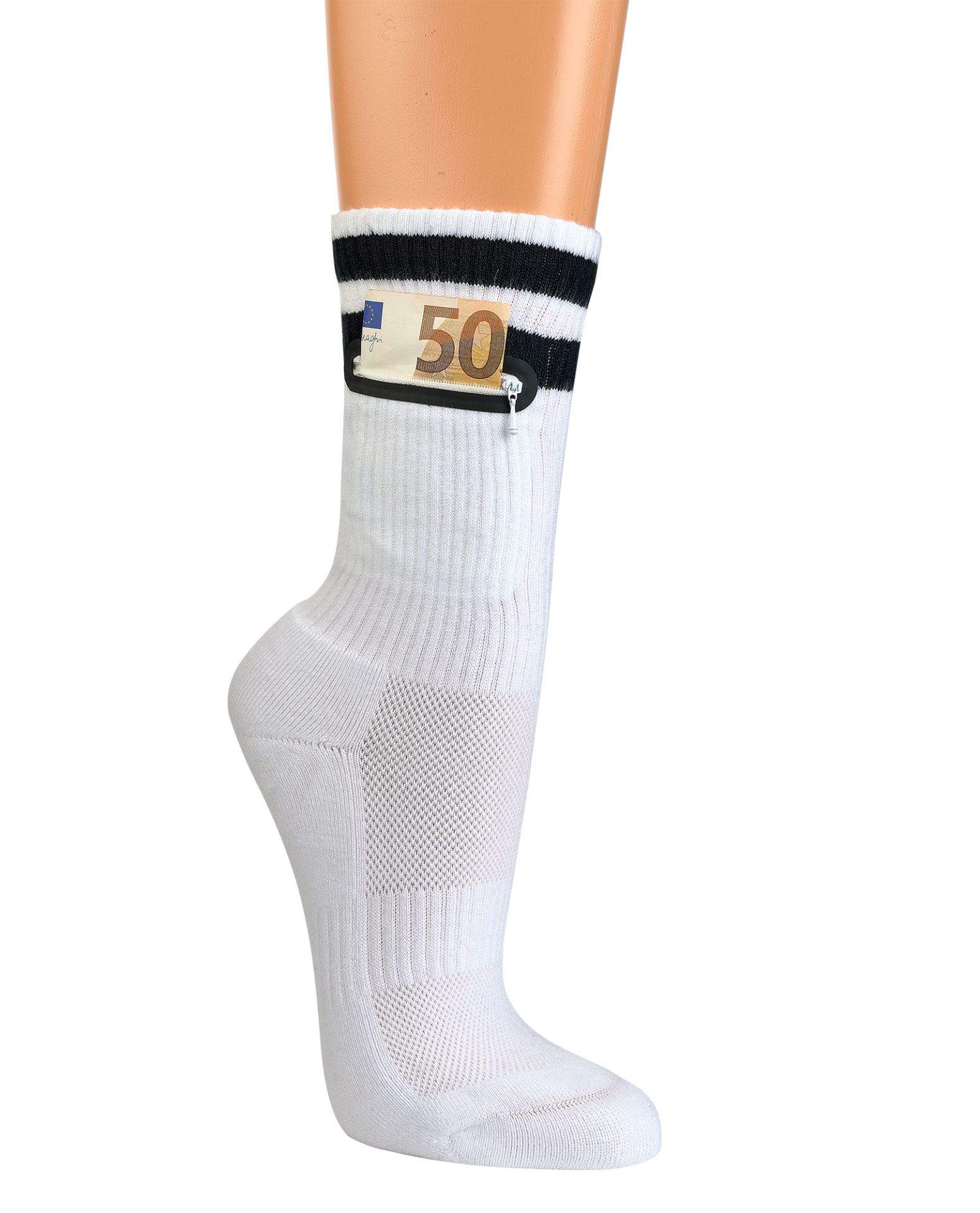 Tresor-Socken mit verstecktem Geheimfach