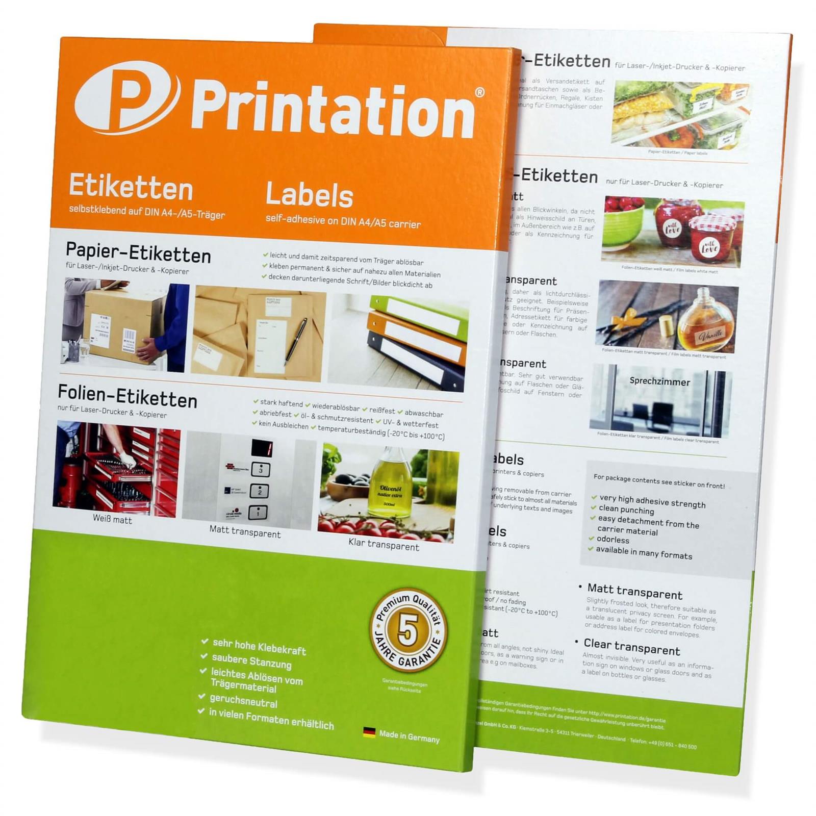 Printation Din A5 210 X 148 Etiketten 200 210x148 Dhl Paketaufkleber