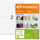 Printation 210 x 148,5 Etiketten weiß  50 DHL Paket Aufkleber 210x148