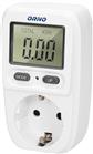 Orno WAT-419(GS) Stromzähler für Steckdose | Energiekosten-Messgerät mit LCD Bildschirm | Maximale Leistung 3680W | Energiemessgerät |