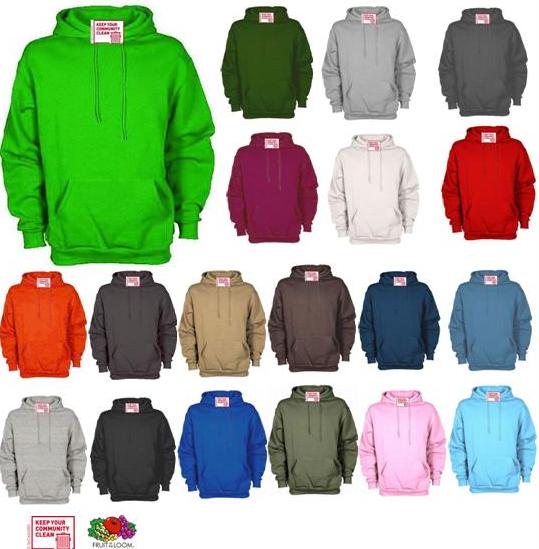 FRUIT OF THE LOOM Kapuzen Sweat Shirt Hoodie S   XXL  