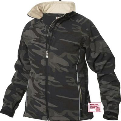 Softshell Jacke Damen Jacke Reflektorstreifen S   XL