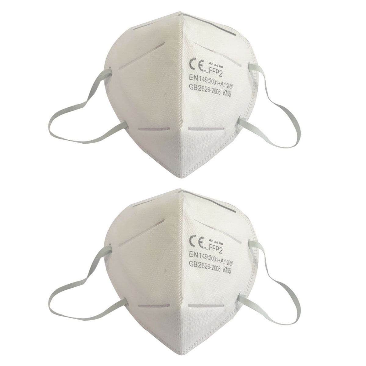 Doppelpack FFP2 Atemschutzmasken KN95 Mundschutz Schutzmaske Maske | MA_FFP2