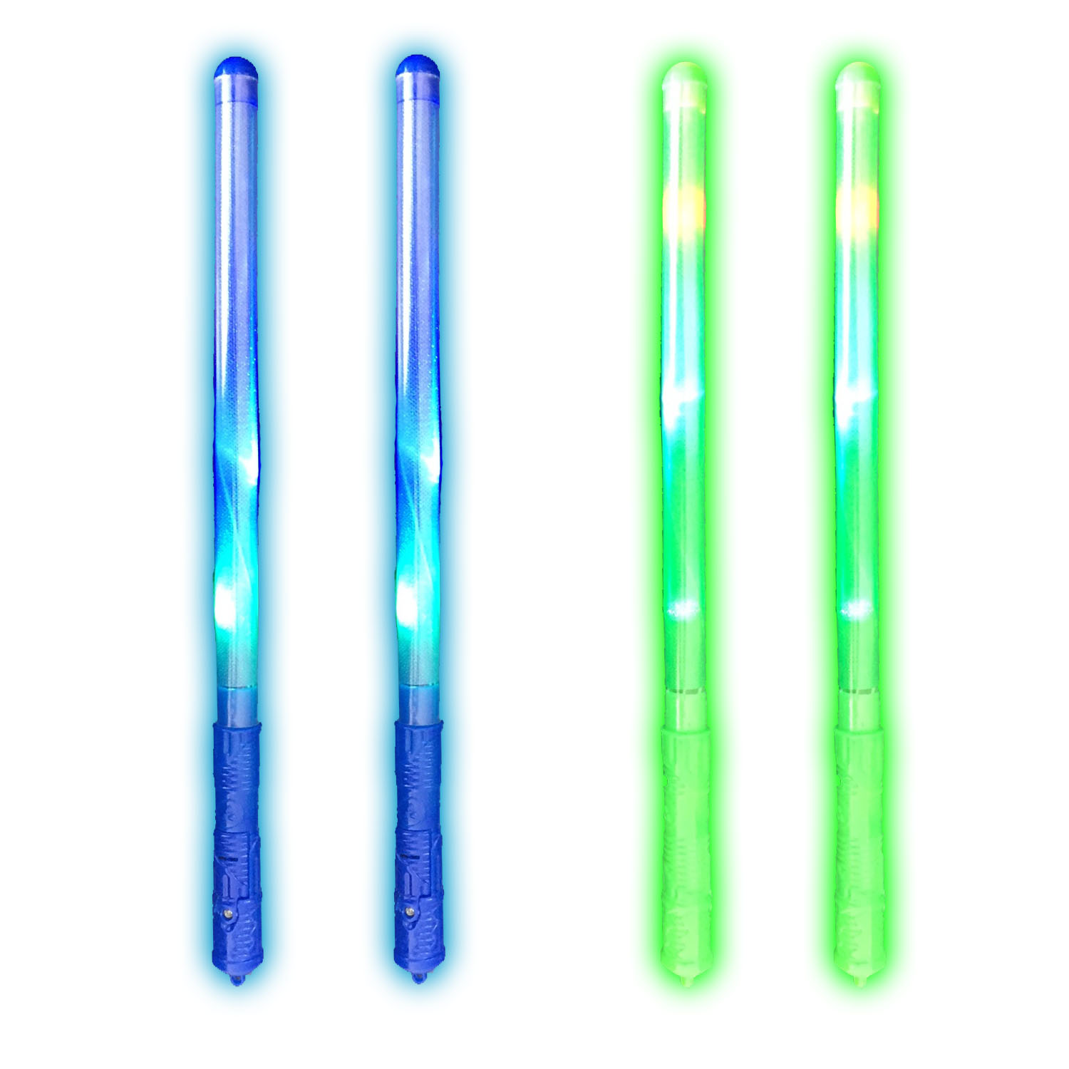 4er Set LED Leuchtstick mit Lichteffekt Multicolor Blinkend | 4er_LED_Leuchtstick