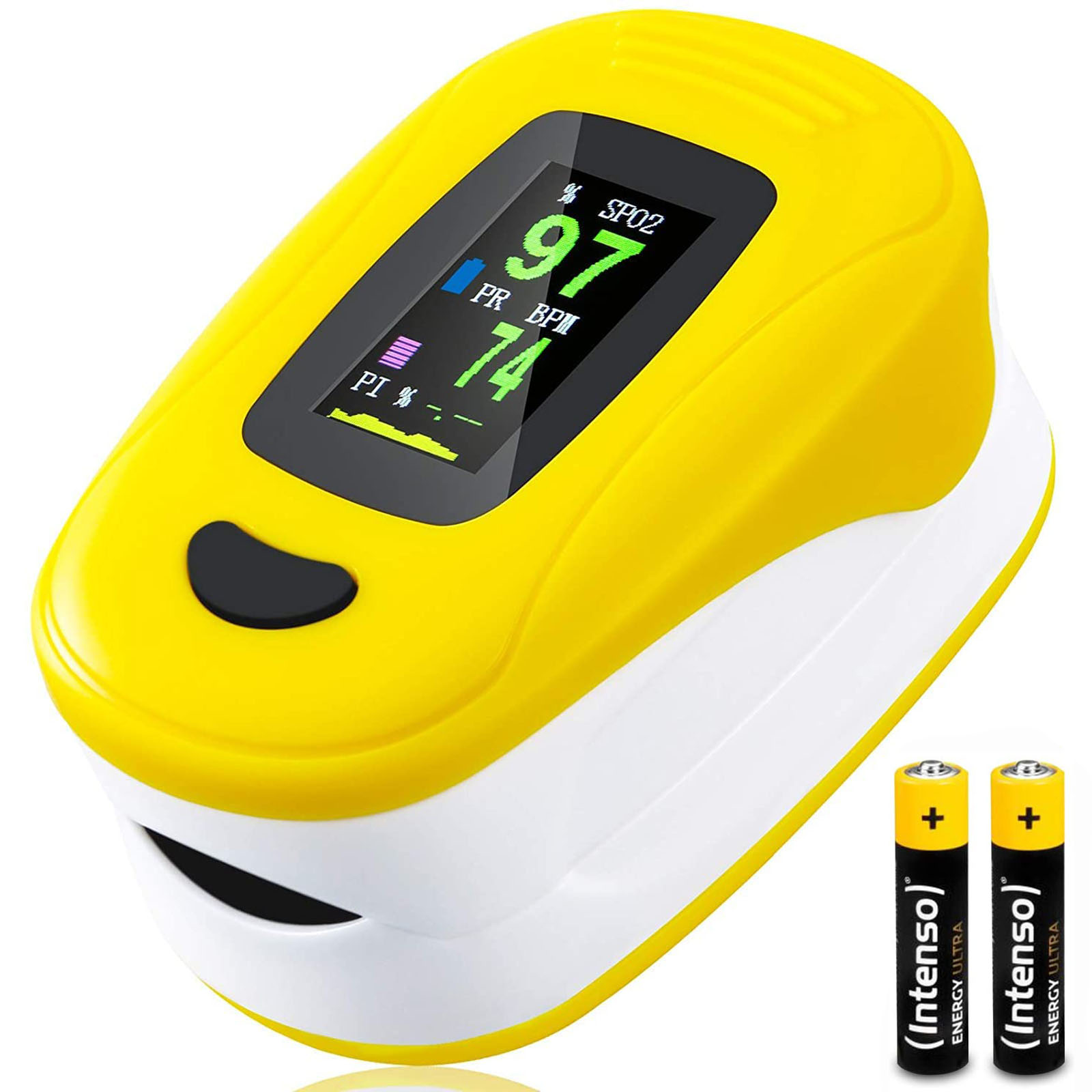 Finger Pulsoxymeter OLED Blut Sauerstoff SpO2 Messgerät | Oximeter