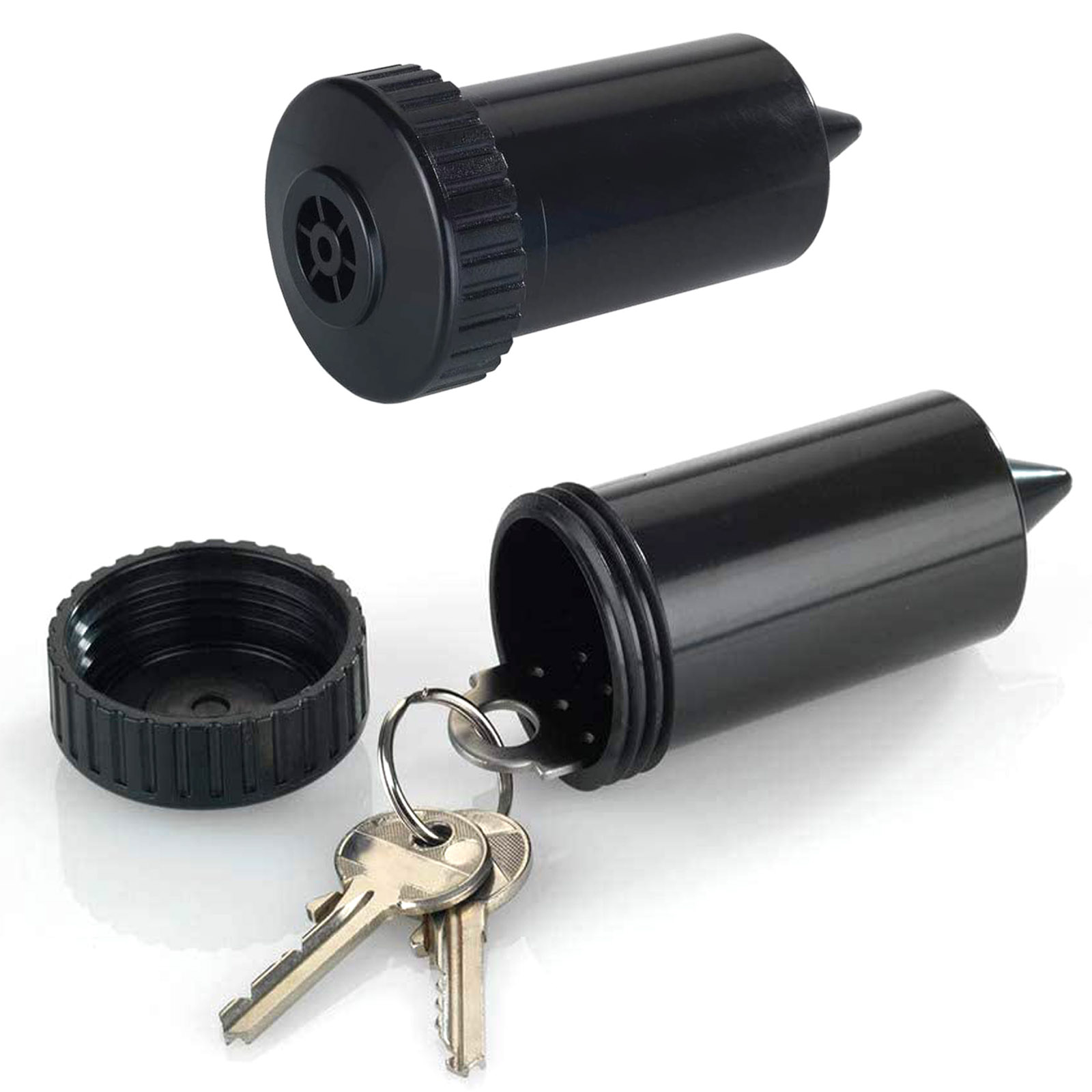 2x Schlüsselversteck Rasensprenger Kunststoff Wasserdicht Versteck für Schlüssel | Schlüsselversteck