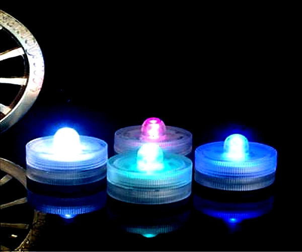 Wasserdichtes LED Teelicht mit Farbwechsler inkl Batterien | Teelicht