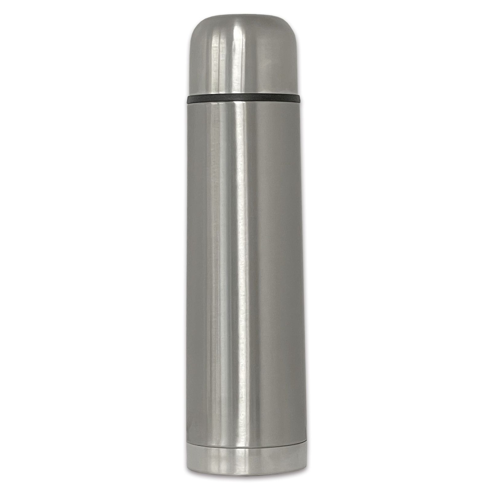 Edelstahl Isolierflasche 0,75 Liter mit Druckknopfsystem | Thermosflasche_0,75l