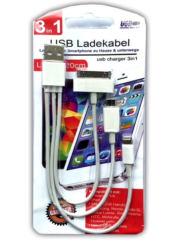3 in 1 USB Ladekabel | USB_Ladekabel