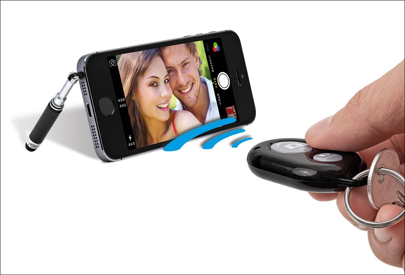 Wedo Bluetooth Selfie Maker inkl. TouchStand mit Teleskopständer | Wedo