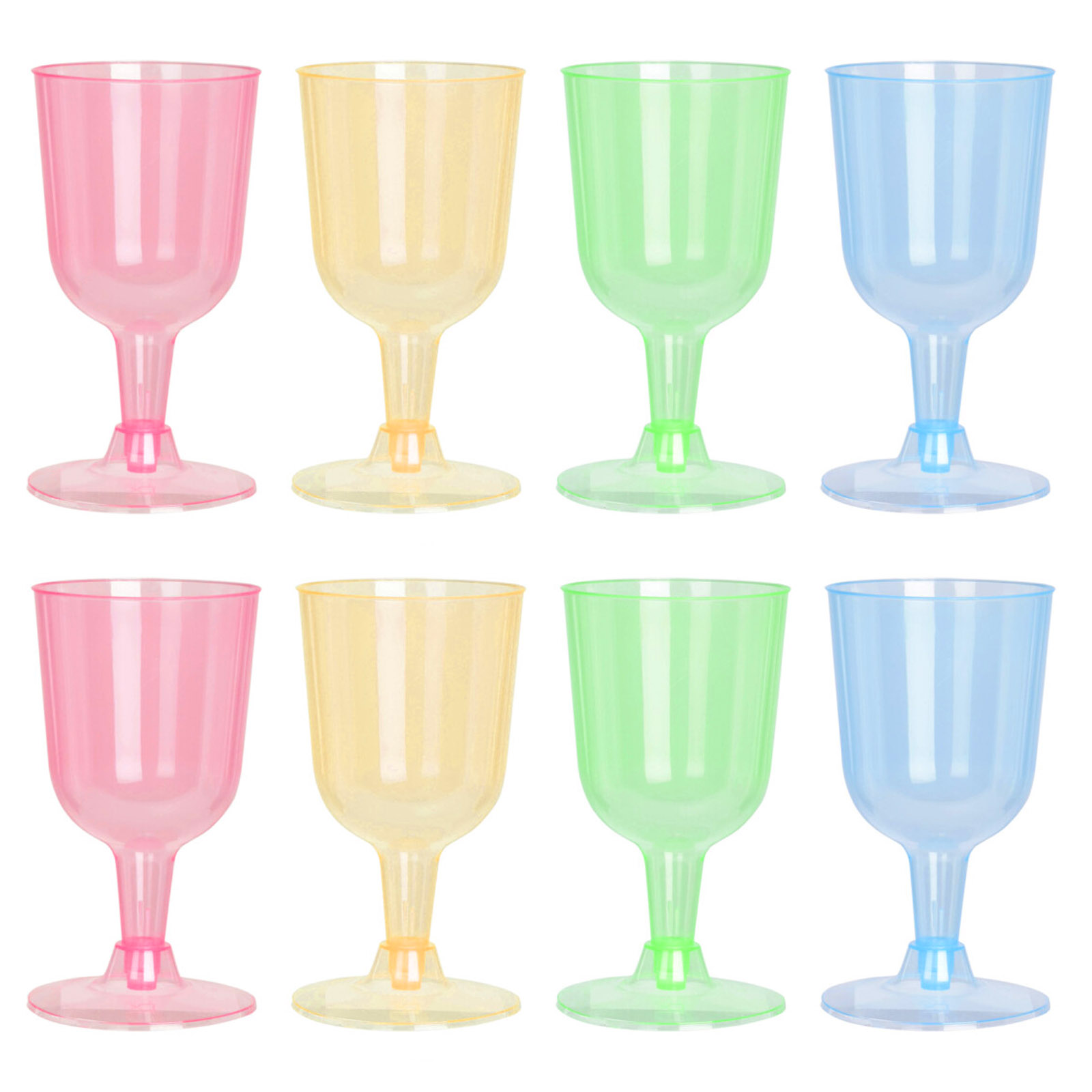16x Weingläser Kunststoff 160 ml wiederverwendbar Weinkelch Weinbecher Wein Glas