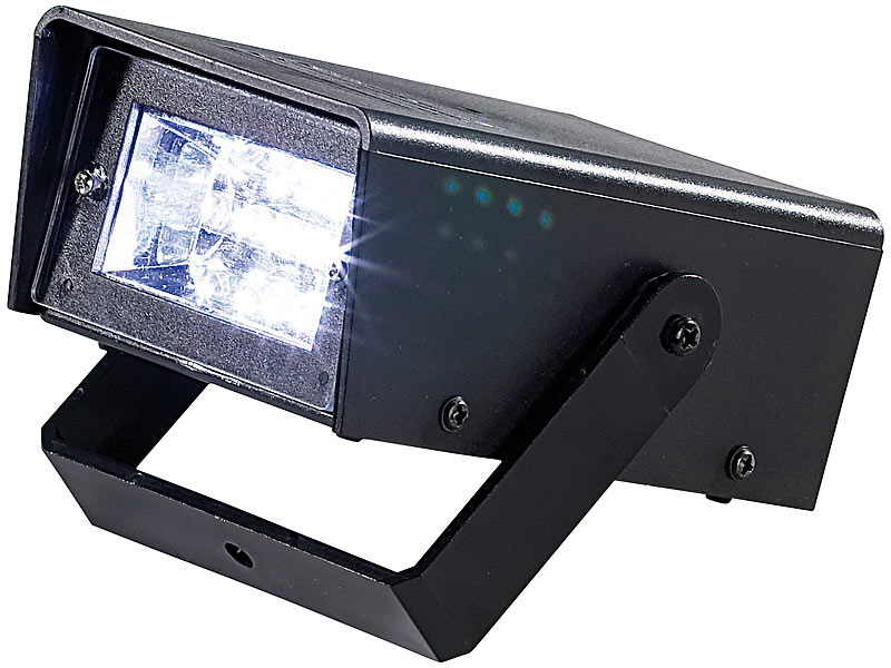 Lunartec LED Disco-Strobe mit Batteriebetrieb | disco