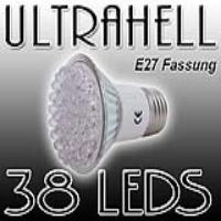 EAXUS LED SPOT Strahler E27 hellweiss, 38 LEDs | E27_38k