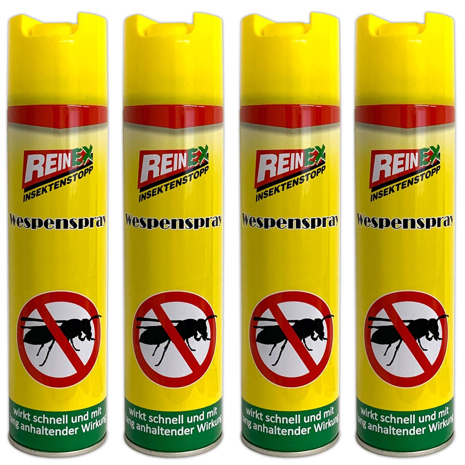 4x Wespen Spray Wespenbekämpfung | Insektenspray Wespenabwehr | 4er_Wespenspray