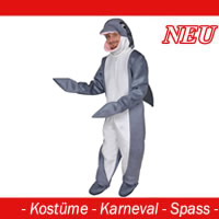 Delfin Kostüm - Neu Gr. M - L - (XL)