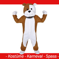 Hund (BULLDOGGE) Kostüm - Gr. L - XL- XXL -NEUHEIT
