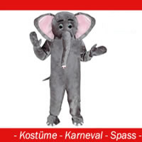 Elefant Kostüm - Gr. M - L - (XL)
