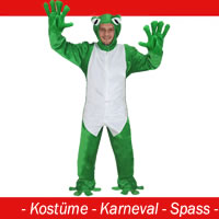 Frosch Kostüm - (offen) Gr. M - L - (XL)
