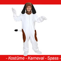 Hund Kostüm - Bernhardiner (offen) Gr. XL - XXL