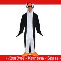 Pinguin Kostüm - (offen) Gr. M - L - (XL)