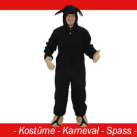 Schaf Kostüm schwarz - (offen) Neu Gr. M -L-(XL)- ANGEBOT DER WOCHE-