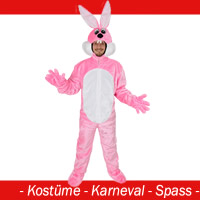 Hase rosa Plüsch Deluxe Kostüm - Gr. M - L - XL - ANGEBOT DER  WOCHE