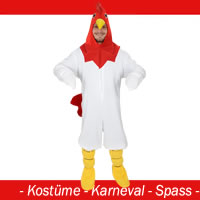 Hahn  Kostüm (offen) - Gr. XL - XXL