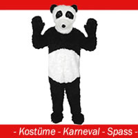 Panda Deluxe aus Kunstfell  - Neu Gr. L - XL - XXL