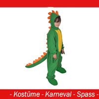 NEU Dinosaurier/ Drache  grün Fasching Karneval Kostüm Größe 122/128