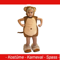 NEU BABY / KINDER AFFE KOSTÜM 80/86 FASCHING KARNEVAL HALLOWEEN RUMMELPOTT