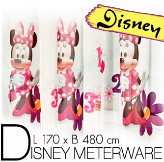 Disney MINNIE MAUS METERWARE Kinder Gardine Deko Stoff nach Maß 