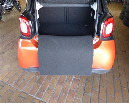 Kofferraummatte mit Ladekantenschutz passend für Smart forfour
