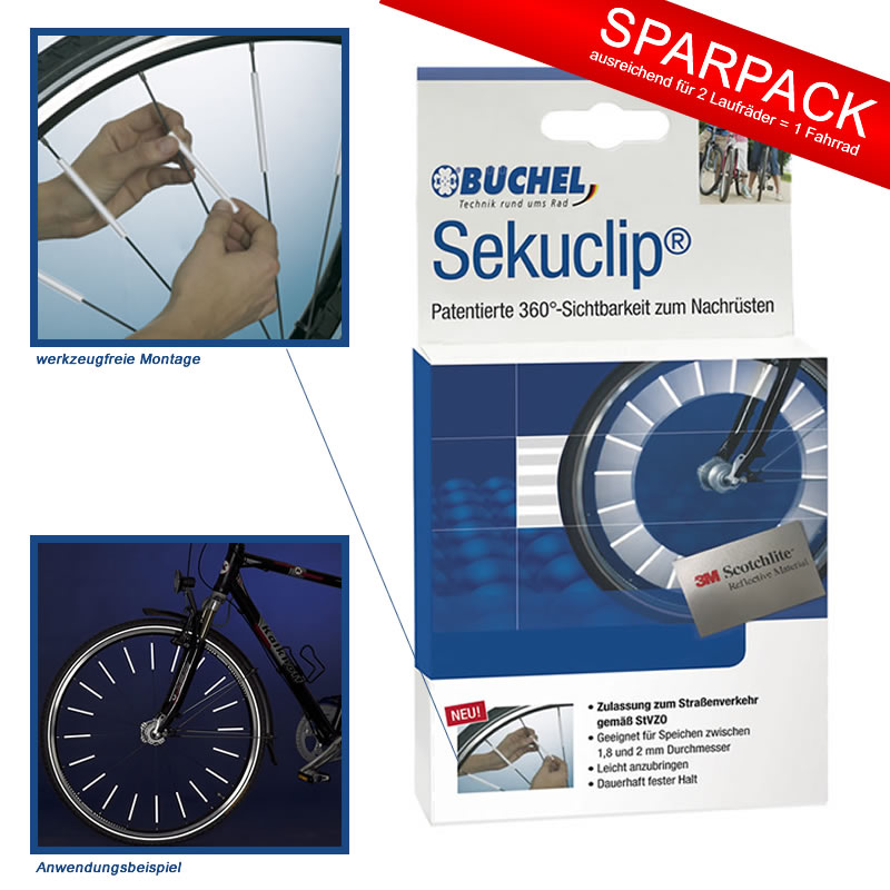 Set 72 Riflettori Per Raggi Bicicletta - Materiale 3M Scotchlite, Adesivi, Aumenta Visibilità Notturna - 10