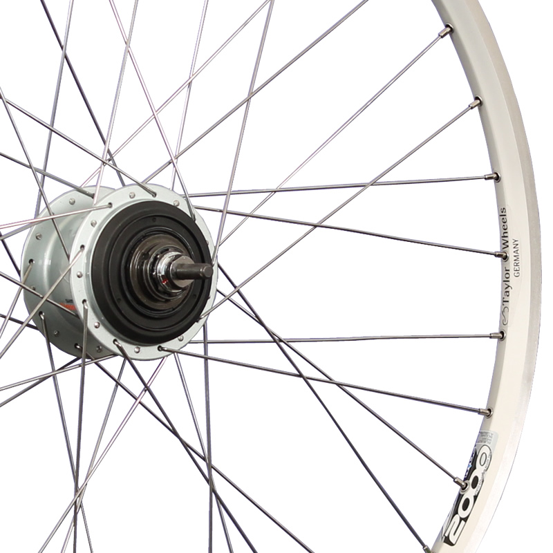 28 Pollici Set Ruote Bici Shimano Con Dinamo A Mozzo
