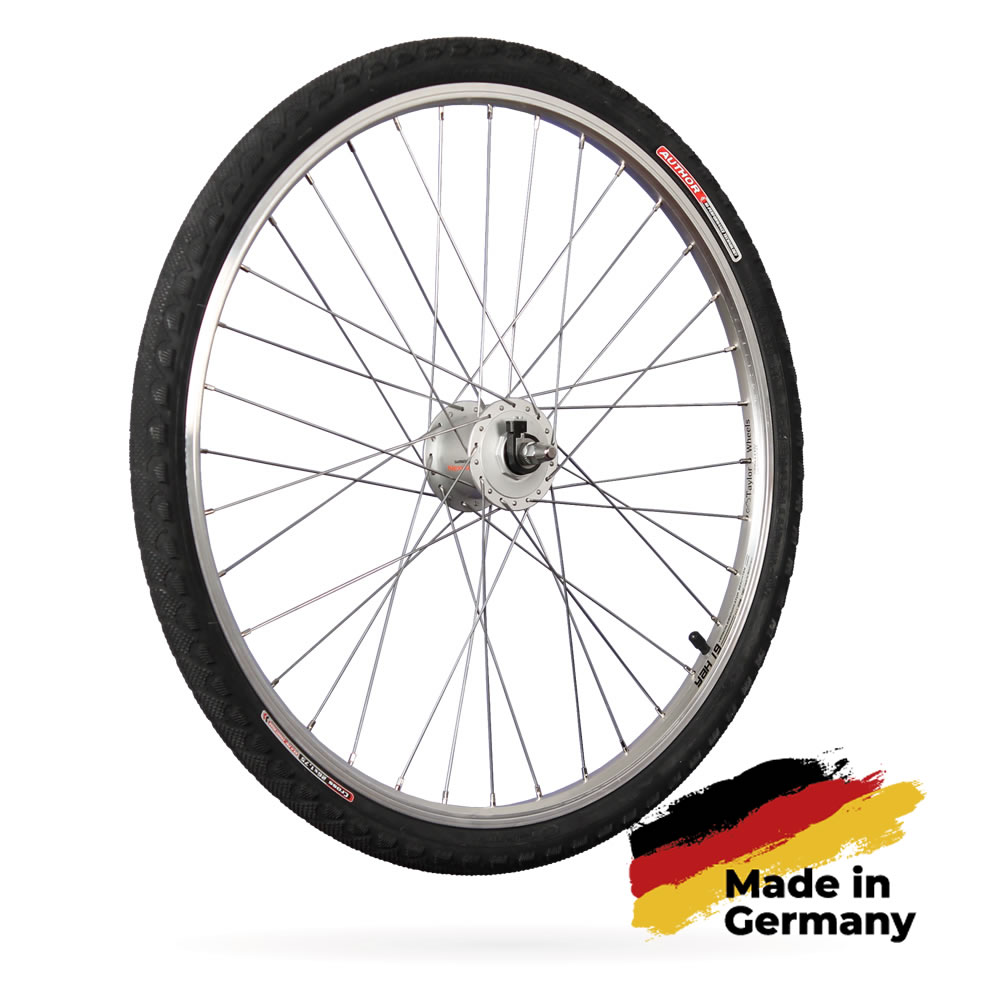 Laufrad 26 Zoll Vorderrad Hohlkammer Shimano Dynamo DHC3000 + Fahrrad Reifen eBay