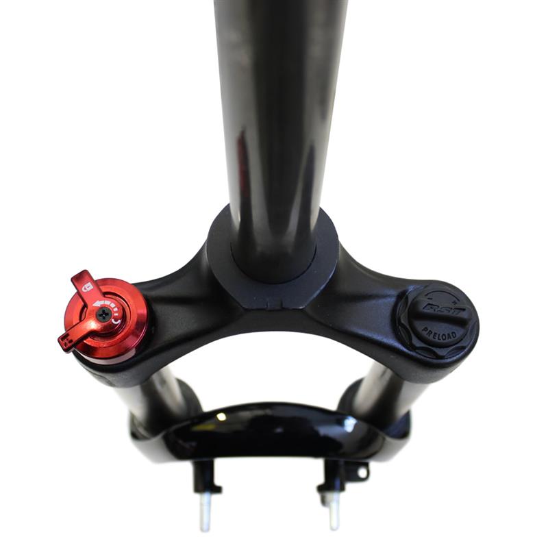 Fahrrad Federgabel 26 Zoll RST GILA T8 MTB Lockout schwarz VBrake / Disc eBay