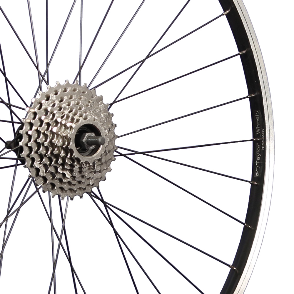 Hinterrad 28 Zoll Mit Zahnkranz 8 Fach 28 Zoll Fahrrad Hinterrad V-Brake Aluminiumfelge mit 8 fach