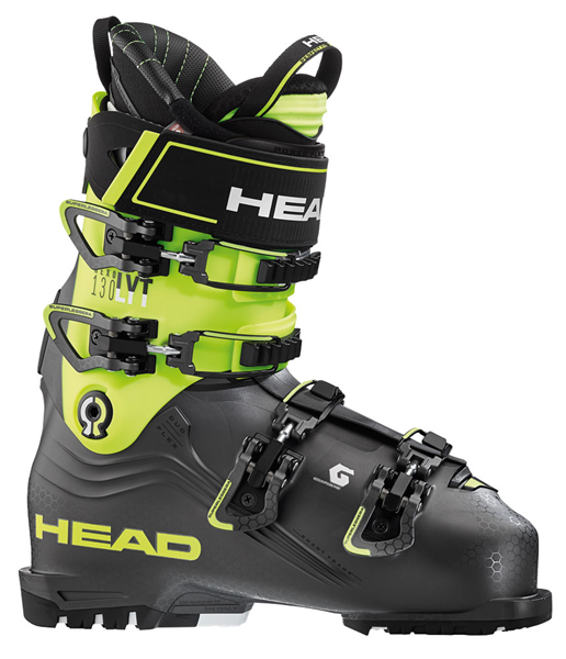 Head Herren Skischuhe Skistiefel Nexo Lyt 130 G anthrazit gelb Gr. 30.5 MP